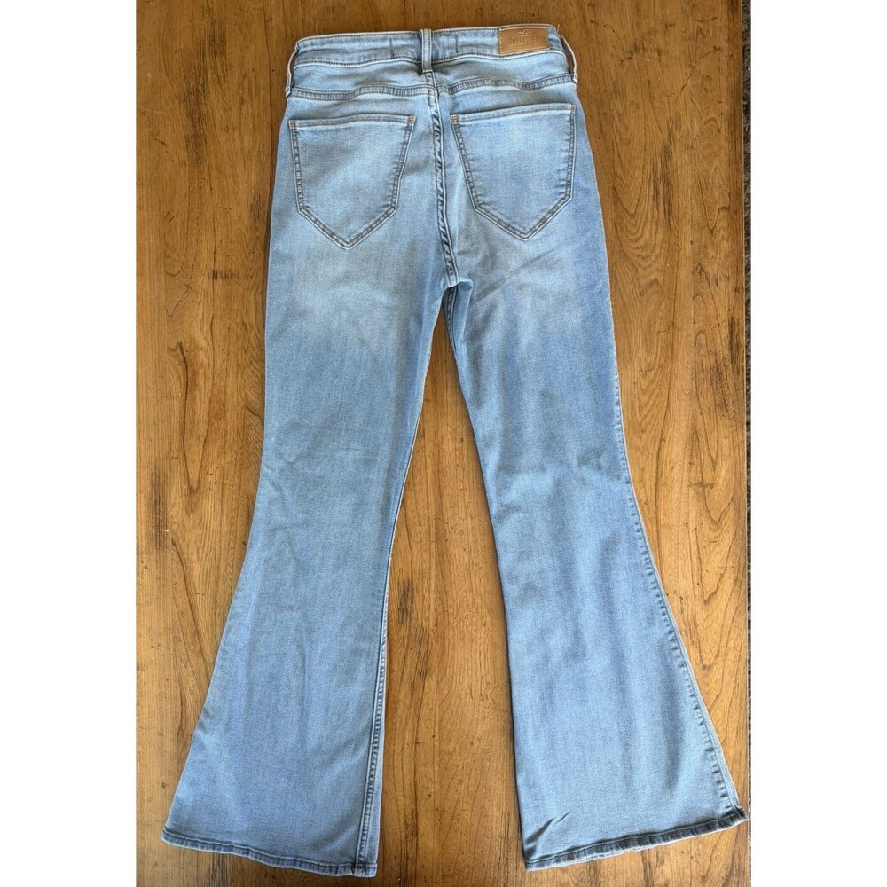 Hollister JEANS Women's High Rise Vintage Flare 5S W27 L30 BOHO Y2K EUC - Picture 4 of 8